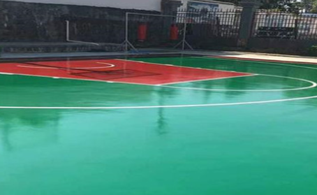 沙坪坝篮球场翻新地面